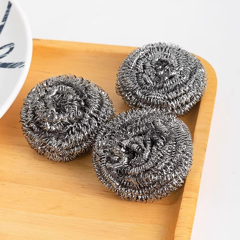 钢丝球*12个 不锈钢清洁球不掉丝去污不伤手