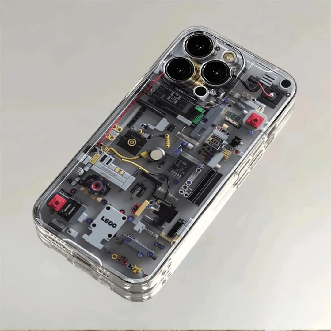 机械内部适用苹果16手机壳iphone14promax/11/12/13/6全包透明7